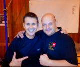 Rui and Simon Budden, Chief Instructor of CMA UK